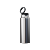 Innovative Water Bottle with Magnetic Ring - HydroSnap-Steel-M (720ml)-State of Style