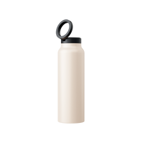 Innovative Water Bottle with Magnetic Ring - HydroSnap-White-M (720ml)-State of Style