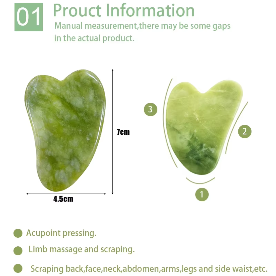 Instant Glow Gua Sha & Jade Roller Set-Groen-State of Style