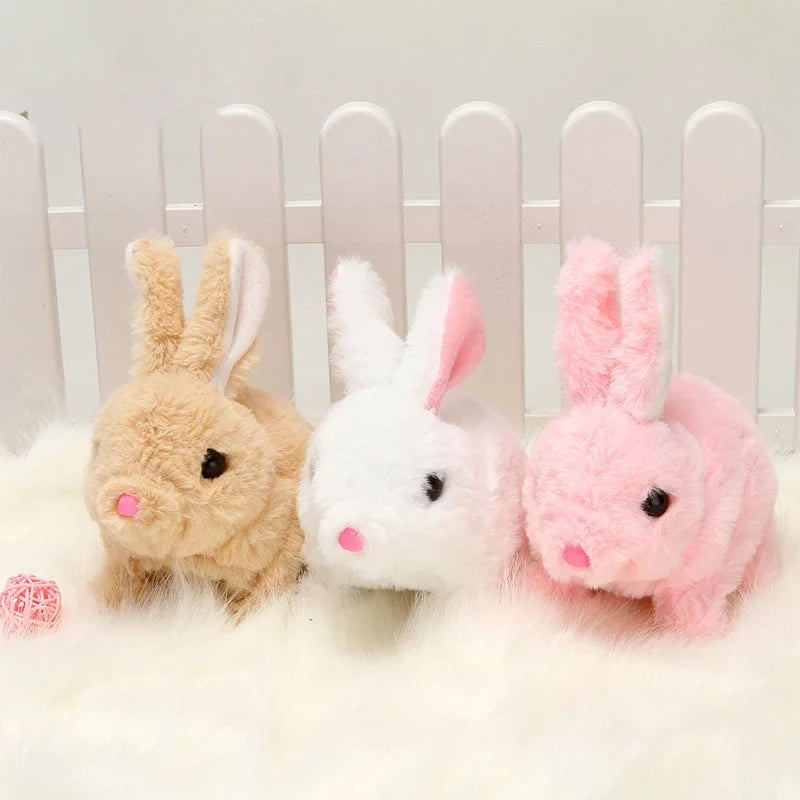 Interactive Cuddly Bunny - HoppyMate-Pink-State of Style