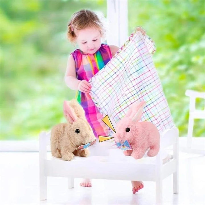 Interactive Cuddly Bunny - HoppyMate-Pink-State of Style