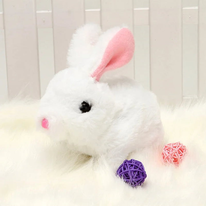 Interactive Cuddly Bunny - HoppyMate-White-State of Style