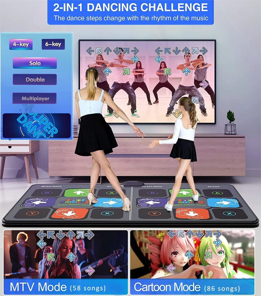 Interactive Dance Mat for Kids – DanceFun-State of Style