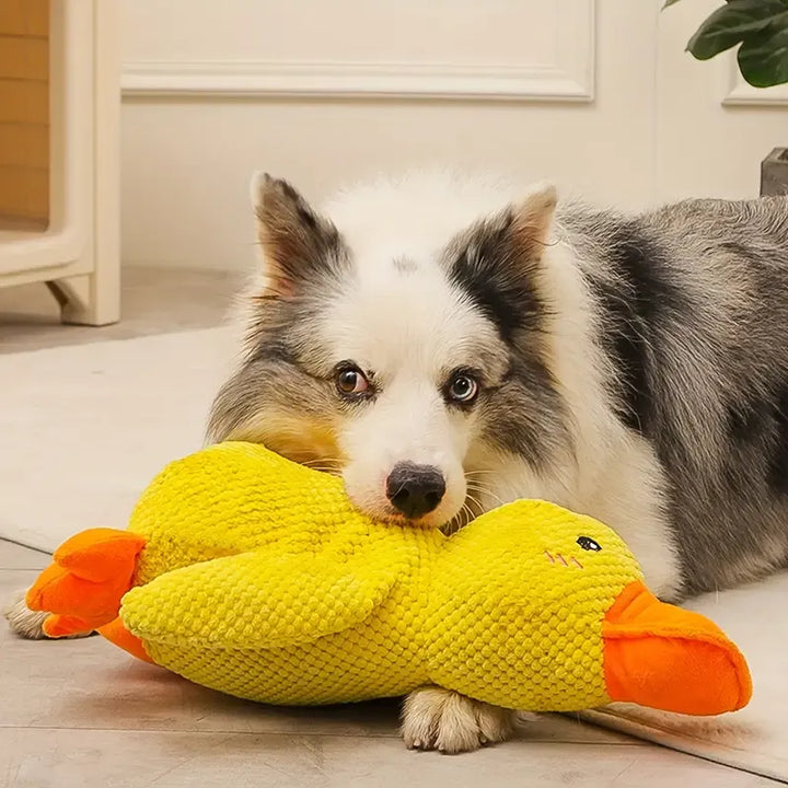Interactive Dog Toy with Sound & Teeth Cleaning - FlappyDuck-22*25 CM-State of Style