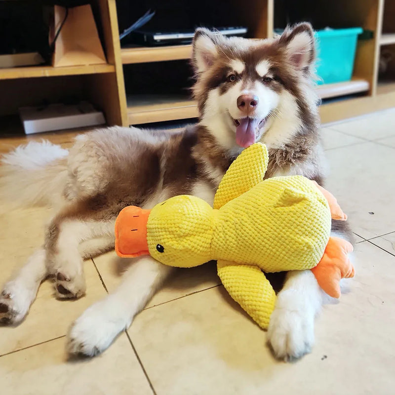 Interactive Dog Toy with Sound & Teeth Cleaning - FlappyDuck-22*25 CM-State of Style