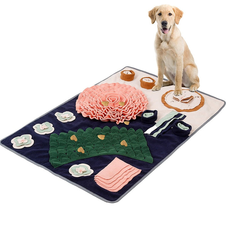Interactive Snuffle Mat for Dogs - HuntPlay-Big flower-State of Style