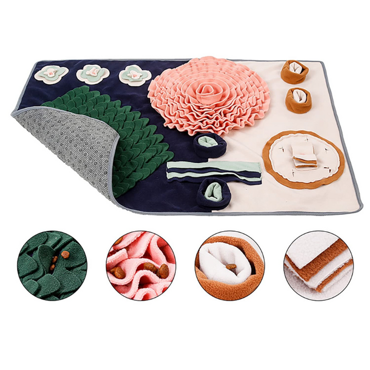 Interactive Snuffle Mat for Dogs - HuntPlay-Sunflower-State of Style