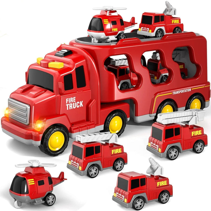 Interactive Truck with Light and Music - GlowRider-Red-State of Style