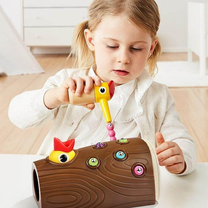 Interactive Wooden Game – Peckaroo-State of Style