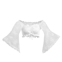 Irmgard Dirndl Blouse – Plus Size Bavarian Style for Oktoberfest-White (Long Sleeve)-S-State of Style