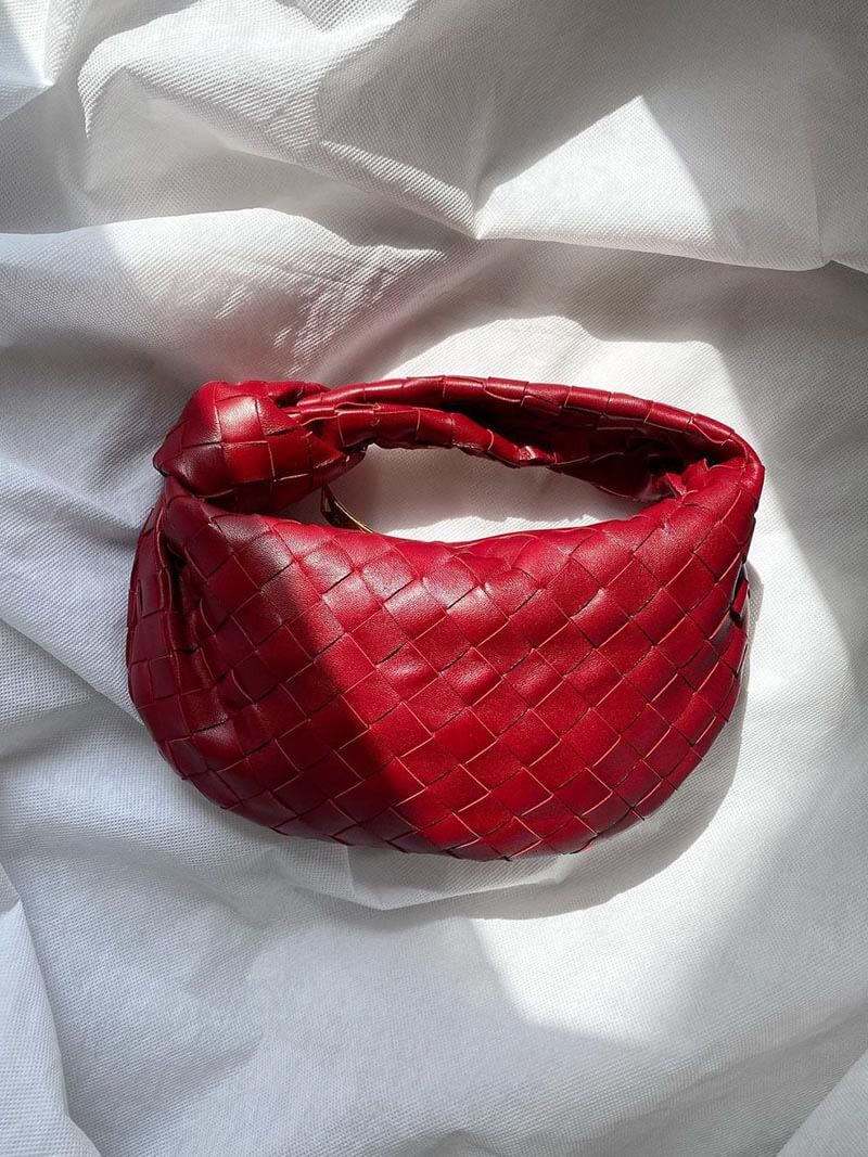 Isabella Woven Mini Handbag-Black-State of Style