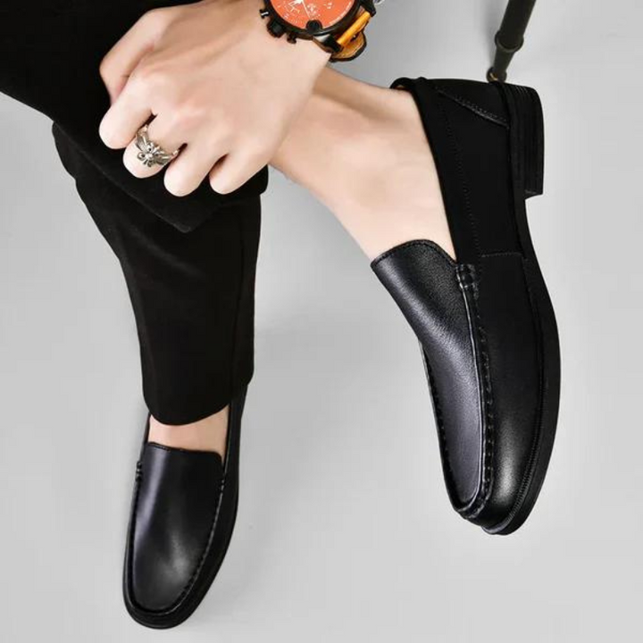 Italian slippers made of genuine leather – Emilio-Blue-6-State of Style