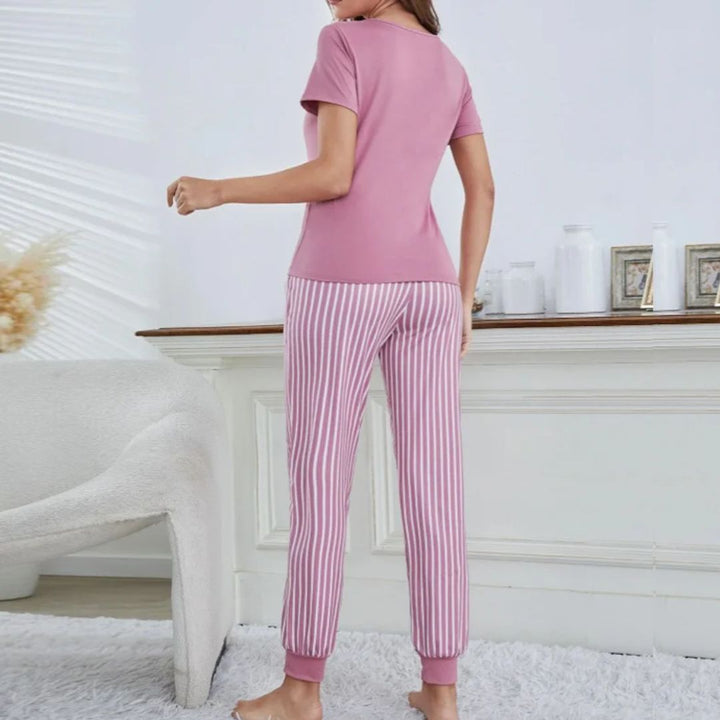 Jane Pyjama Set-Black-S-State of Style
