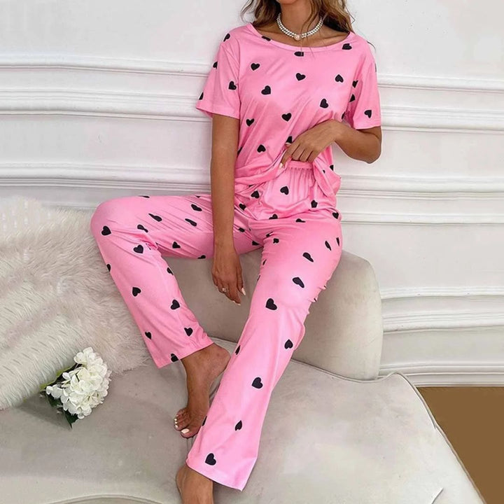 Jane Pyjama Set-Pink-S-State of Style