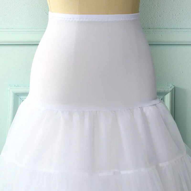 Janine Tutu Petticoat – Elegant Layered Underskirt for a Glamorous Look-White-S-State of Style