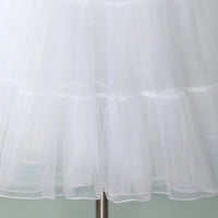 Janine Tutu Petticoat – Elegant Layered Underskirt for a Glamorous Look-White-S-State of Style