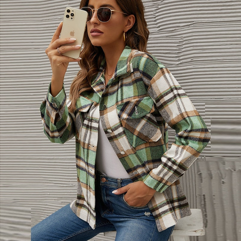 Janou Checkered Jacket | Perfect Autumn Layer-Auburn-S-State of Style