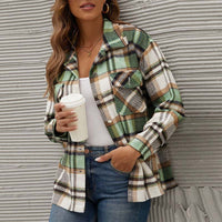 Janou Checkered Jacket | Perfect Autumn Layer-Green-S-State of Style