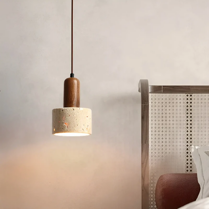 Japanese Design Wabi-Sabi Ceiling Lamp - TranquilGlow-State of Style