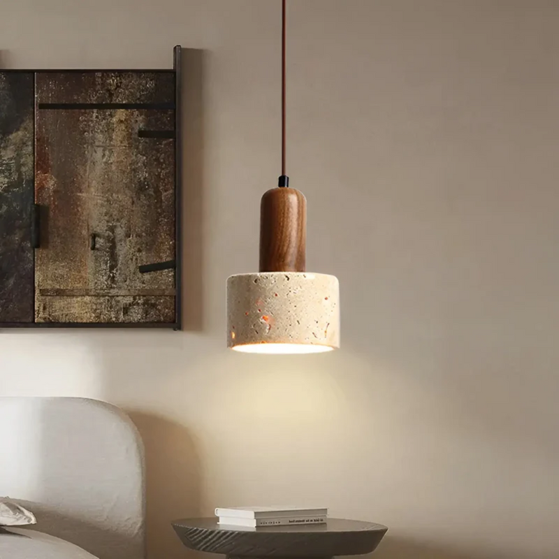 Japanese Design Wabi-Sabi Ceiling Lamp - TranquilGlow-State of Style