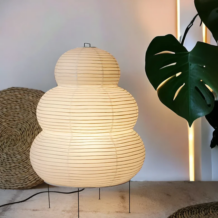 Japanese Wabi-Sabi Floor Lamp - SereneAura-State of Style