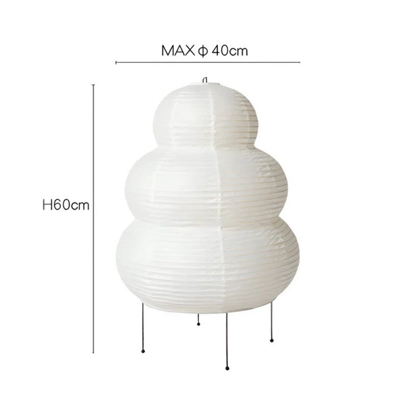 Japanese Wabi-Sabi Floor Lamp - SereneAura-State of Style
