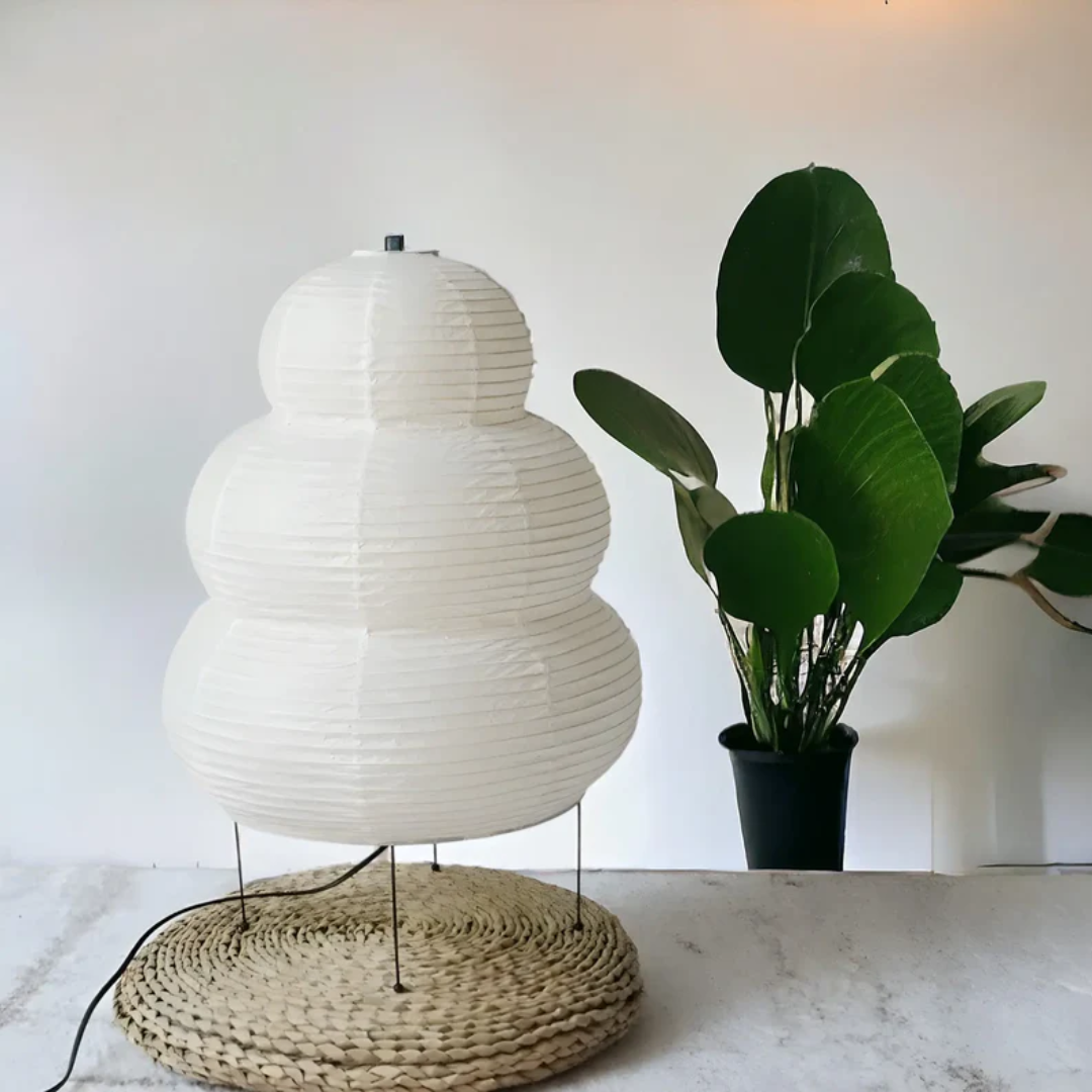 Japanese Wabi-Sabi Floor Lamp - SereneAura-State of Style