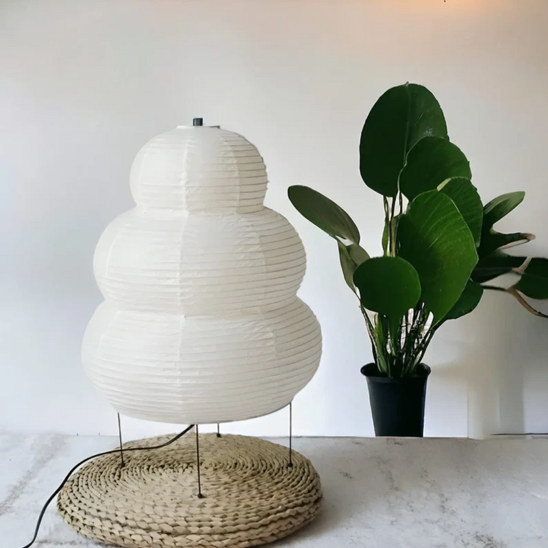 Japanese Wabi-Sabi Floor Lamp - SereneAura-State of Style