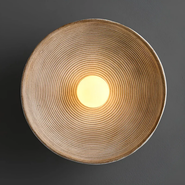 Japanese Wabi-Sabi Wall Lamp - ZenGlow Disc-State of Style