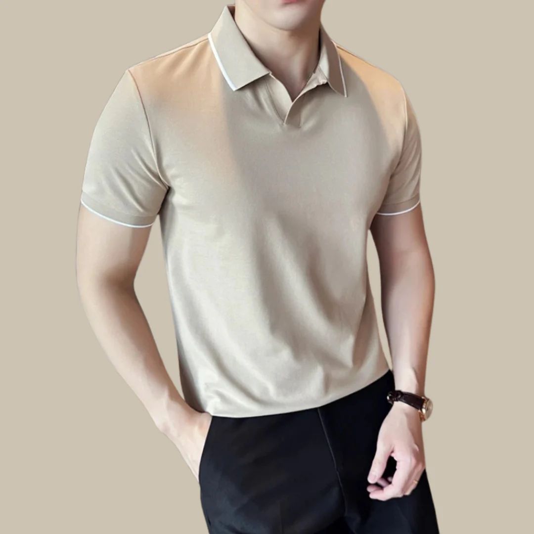 Jeffrey Polo | Stylish & Versatile-Beige-S-State of Style