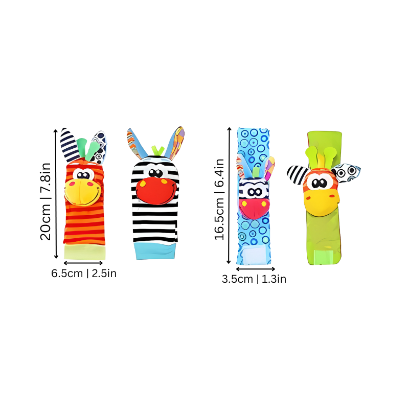 Jolly Animal Rattles - RattleJoy-State of Style