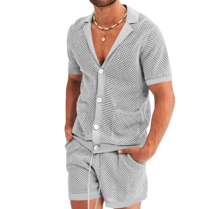 Jonathan Loungewear Set | Two-Piece & Comfortable-Blue-S-State of Style