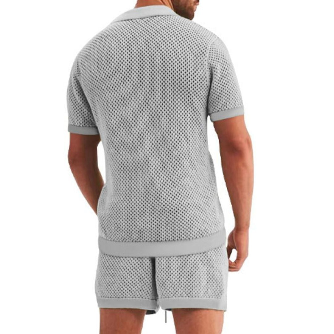 Jonathan Loungewear Set | Two-Piece & Comfortable-Blue-S-State of Style