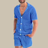 Jonathan Loungewear Set | Two-Piece & Comfortable-Blue-S-State of Style