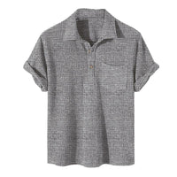 Jovan | Casual Luxury Men's Shirt-Grey-M-State of Style
