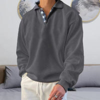 Lightweight men's summer sweater with a loose fit – Benedikt