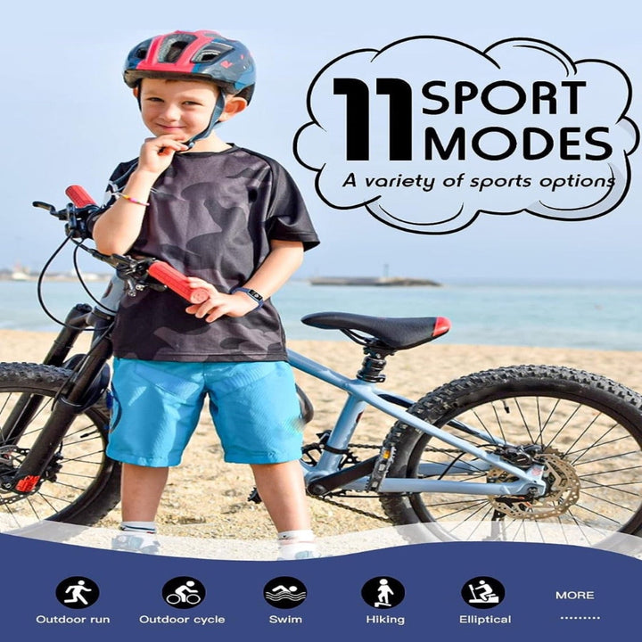 KidFit Pro Slim Fitness Tracker for Kids-Black-State of Style