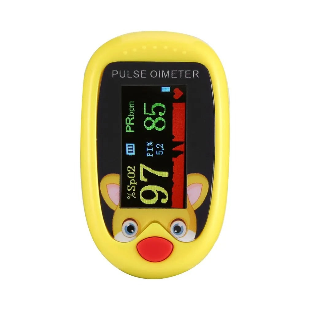 KidPulse Kid-Friendly Pulse Oximeter for Health Monitoring-Blue-State of Style