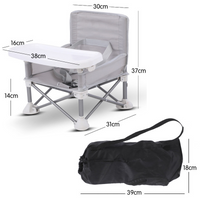 Kids Camping Chair - Adventure Throne-Grey-State of Style