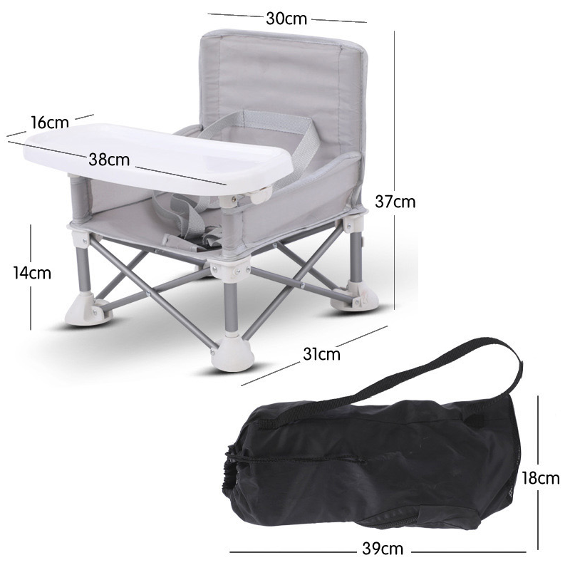 Kids Camping Chair - Adventure Throne-Grey-State of Style