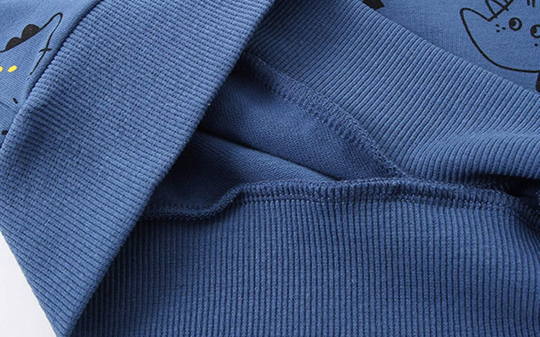 Kids Set: Dinosaur Print Boys Clothing Set-Yellow-1-2 Years Old-State of Style