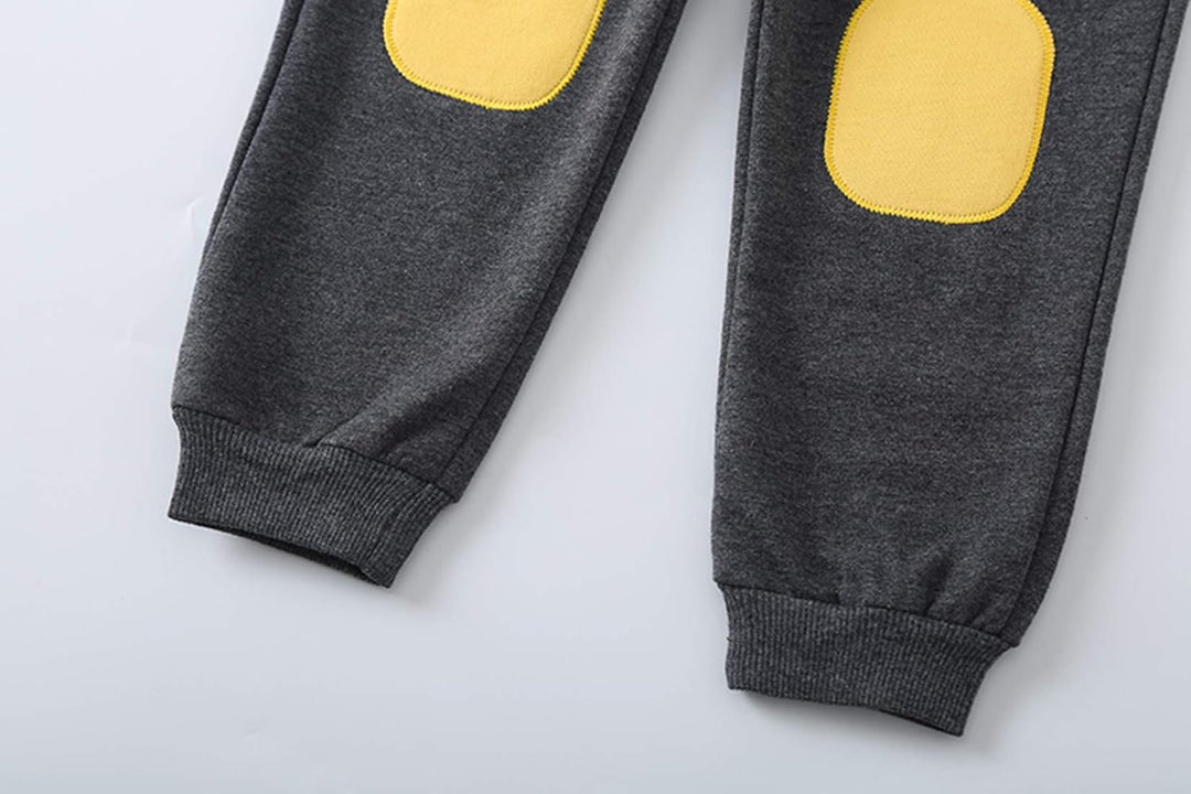 Kids Set: Dinosaur Print Boys Clothing Set-Yellow-1-2 Years Old-State of Style