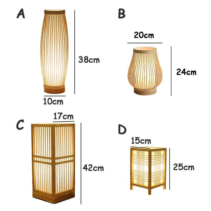 KiraLamp – Japanese Style Table Lamp-A: 13 cm x 36 cm-State of Style