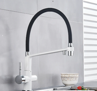 Kitchen Tap with Dual Spout & Water Filtration – PureFlow Duo-Chrome-State of Style