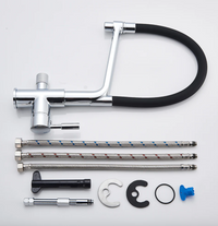 Kitchen Tap with Dual Spout & Water Filtration – PureFlow Duo-Chrome-State of Style