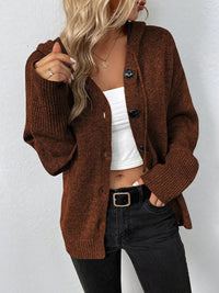 Knitted Cardigan for Women - Sofia-Brown-S-State of Style