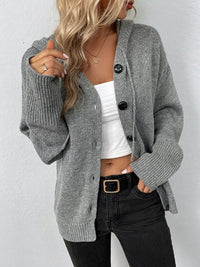 Knitted Cardigan for Women - Sofia-Grey-S-State of Style