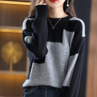 Knitted Casual Sweater - Arden-Grey-One size-State of Style