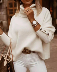 Knitted Sweater - Nova-White-S-State of Style