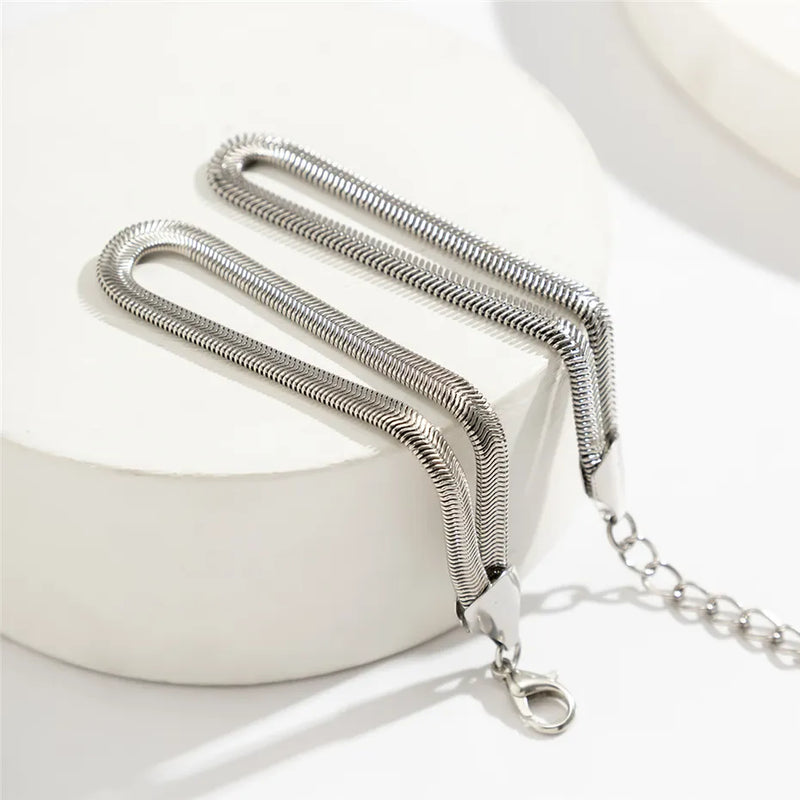 Knotted Snake Chain Bracelet | Elegant Women's Jewellery-GOLD-State of Style